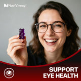 NutriVivency corte de gominola revelando interior y consistencia pectínica apetecible