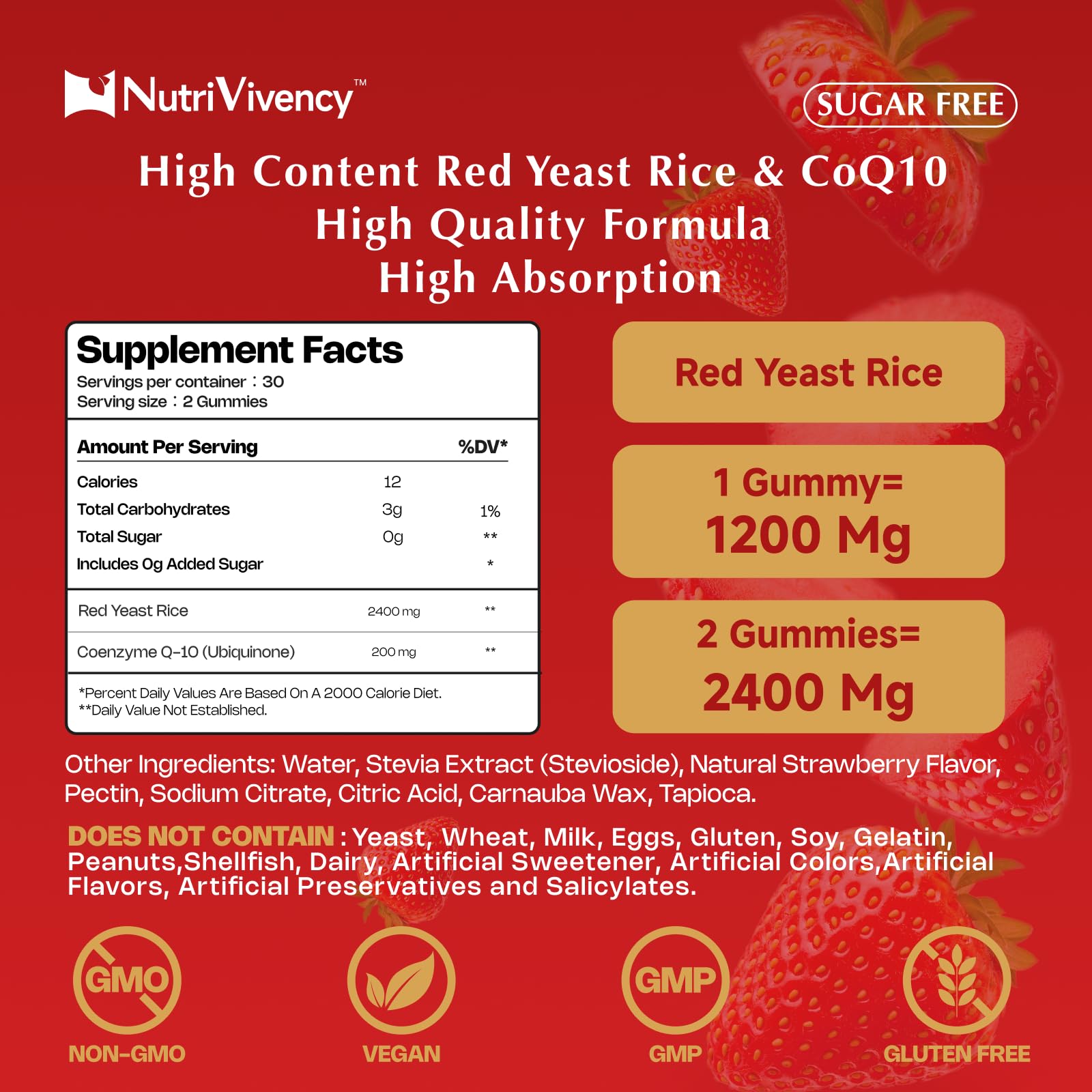 NutriVivency primer plano de gomitas que destaca la textura pectinada