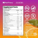 Gomitas NutriVivency textura cercana que resalta color natural y pectin