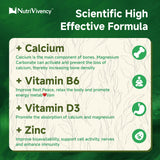 NutriVivency ingredientes clave calcio B6 D3 y zinc para absorción