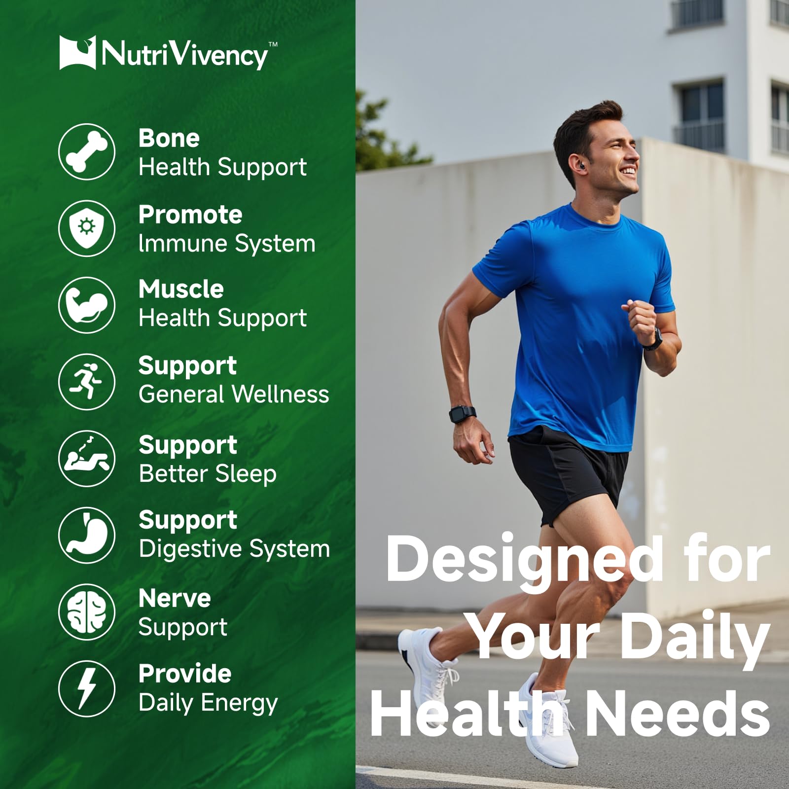 NutriVivency primer plano de la textura pectinada para masticar fácil