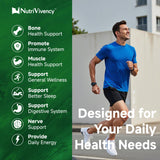 NutriVivency primer plano de la textura pectinada para masticar fácil
