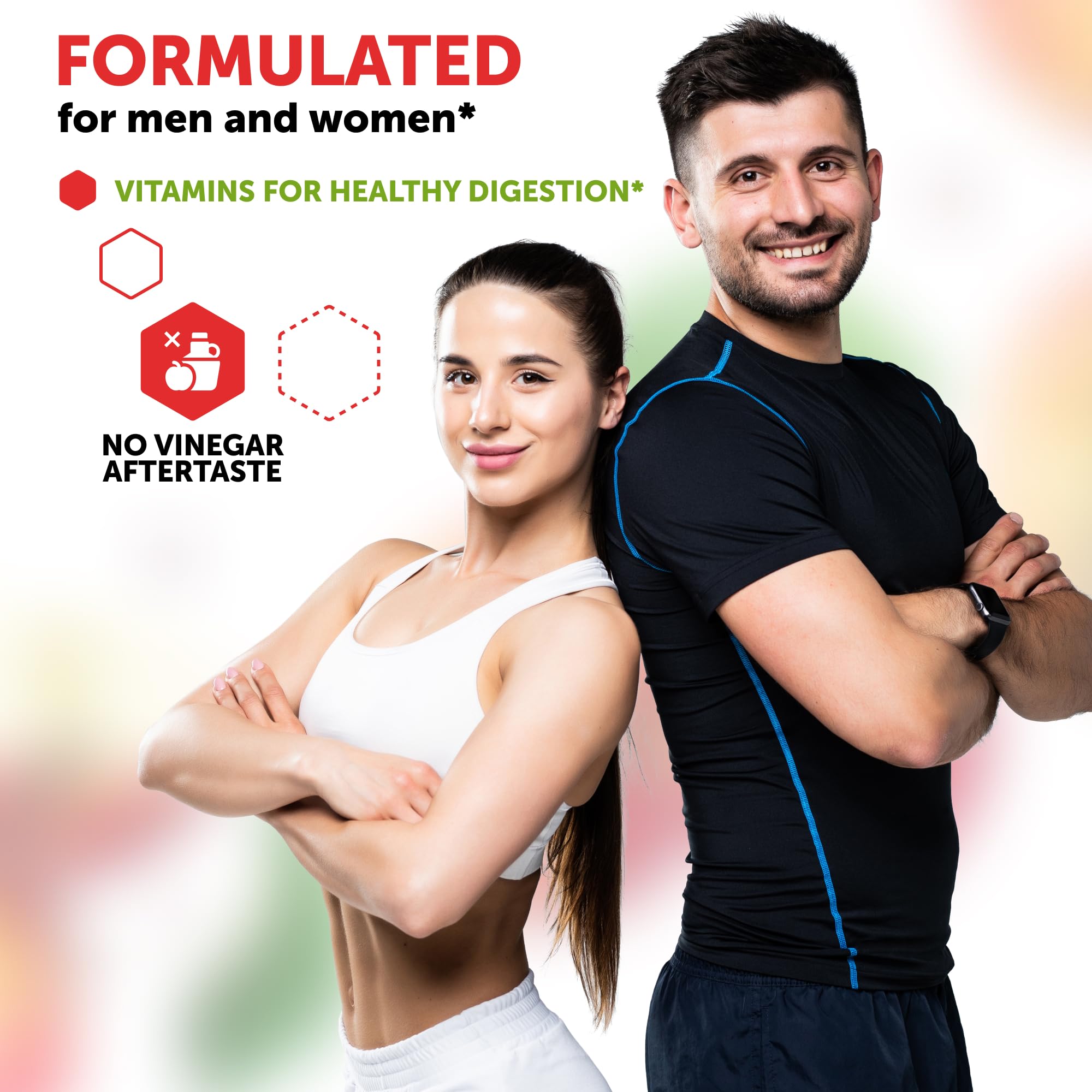 Etiqueta nutricional NuttraFaza Keto ACV Gummies mostrando dosis e información clara