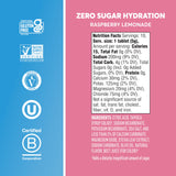 Nuun etiqueta con lista de electrolitos y beneficios claros