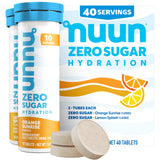 Nuun paquete Mixed Citrus frente mostrando tubos y etiquetas, fácil identificación