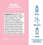 Nuun tableta efervescente disolviéndose en agua para hidratación rápida