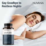 Nuvana Shut Eye ambiente de dormitorio relajante sugerido para mejor rutina de sueño