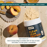 Nuzest cuchara medidora junto al envase para referencia de porción
