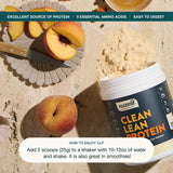 Nuzest cuchara con porción medida, demuestra cantidad por servicio