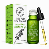 NZ Country Manuka frasco delantero mostrando etiqueta y pureza