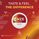 NZE etiqueta con lista de ingredientes y sin azúcares, transparencia y confianza