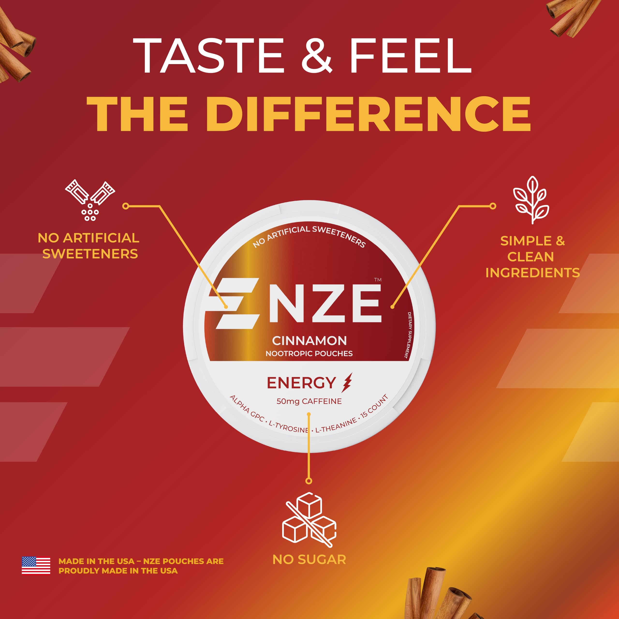 NZE lemon cherry presentación afrutada para impulso equilibrado