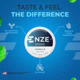 NZE en oficina uso mostrando enfoque y energía sin bebidas