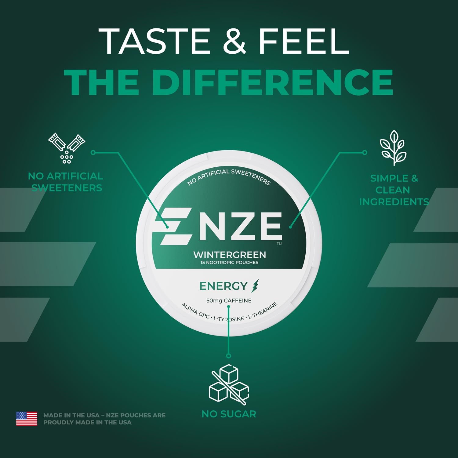 NZE pouch sobre escritorio ambientación para concentración y estudio