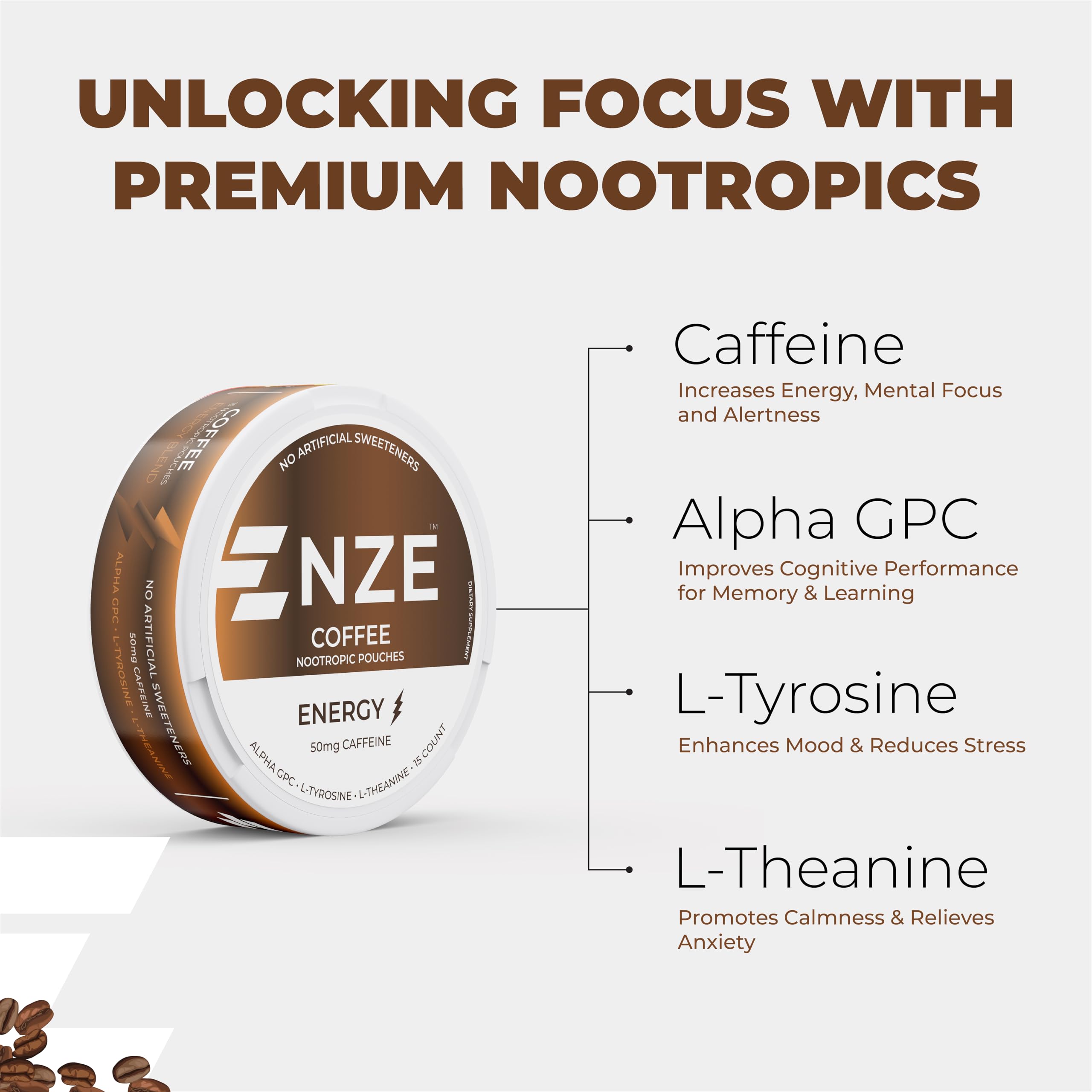 NZE pouch en uso entre encía y mejilla para absorción rápida