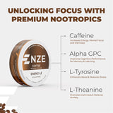 NZE pouch en uso entre encía y mejilla para absorción rápida