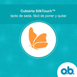 o.b. hilo StayDry seco en tampón, mantiene higiene y sensación fresca