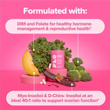 O Positiv FLO etiqueta con ingredientes y indicaciones para uso seguro