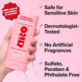 O Positiv URO textura en gel demostrando suavidad y confort para la piel