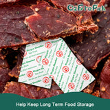 Detalle del material de O2frepak mostrando la textura y seguridad para alimentos