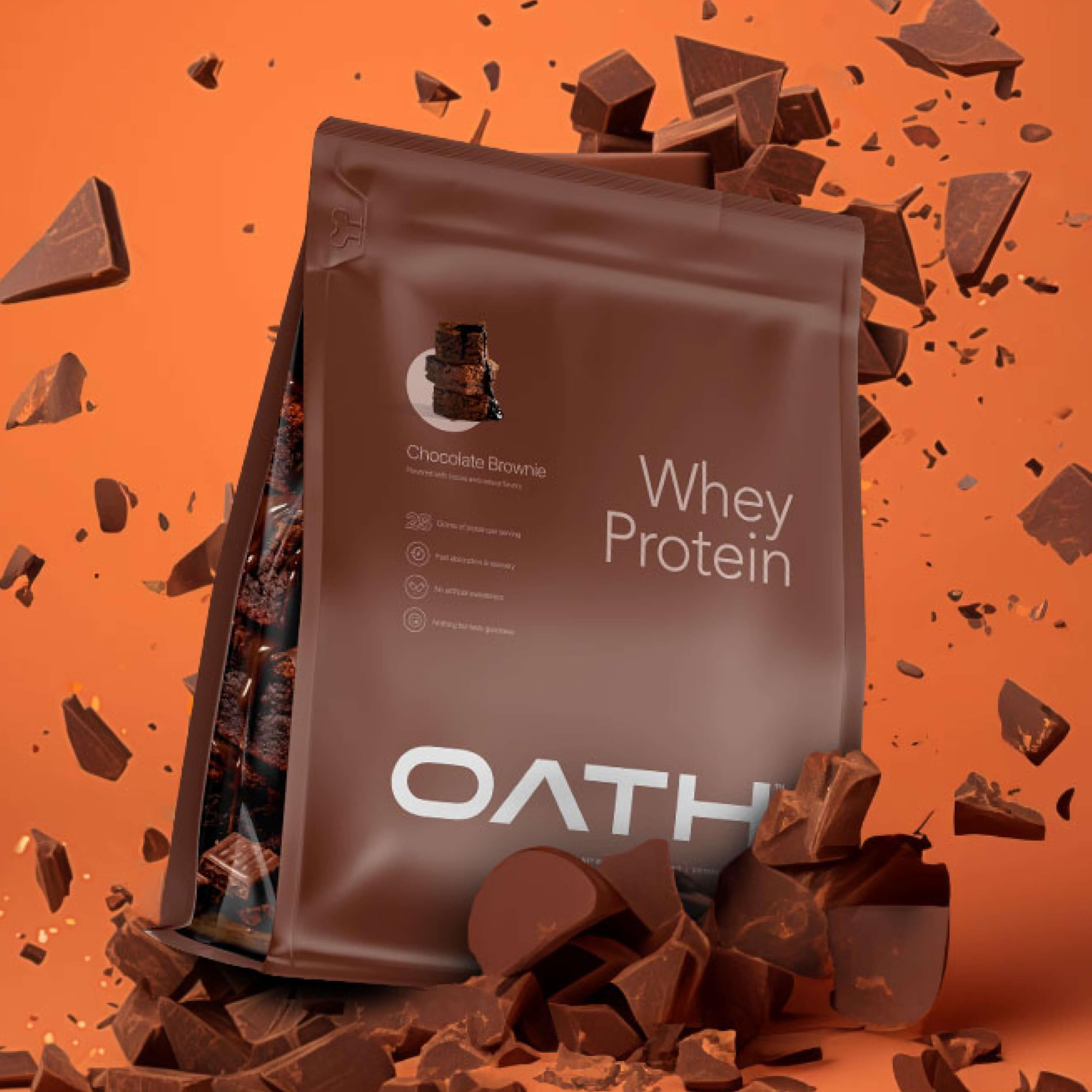 Oath Nutrition etiqueta nutricional ampliada, detalle de proteínas y aminoácidos