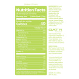 OATH NUTRITION sobre individual abierto listo para mezclar y llevar