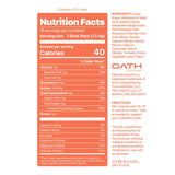 OATH NUTRITION sobre individual abierto listo para mezclar, conveniencia inmediata