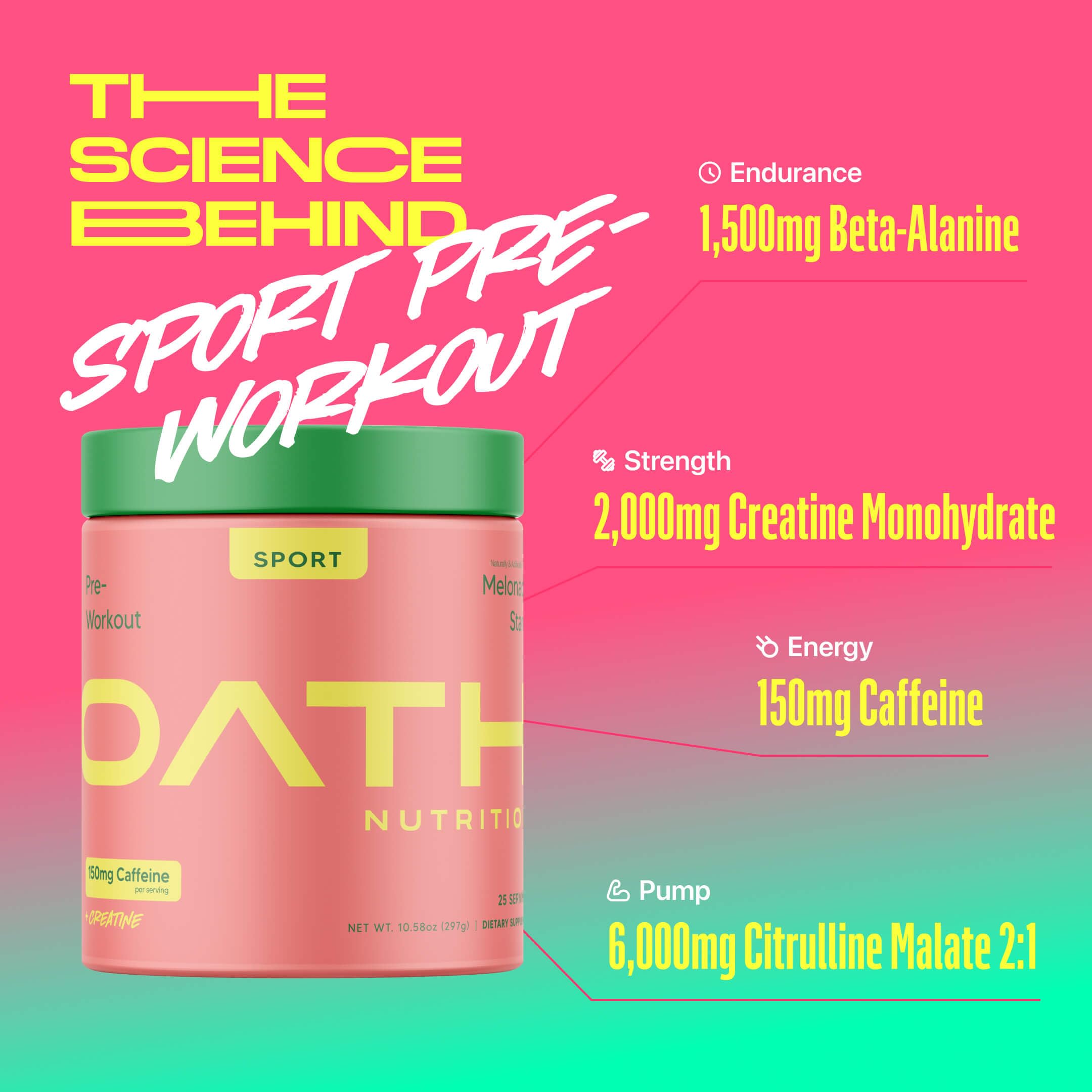 Oath Nutrition textura del polvo Melonade Stand mezcla fina y fácil disolución