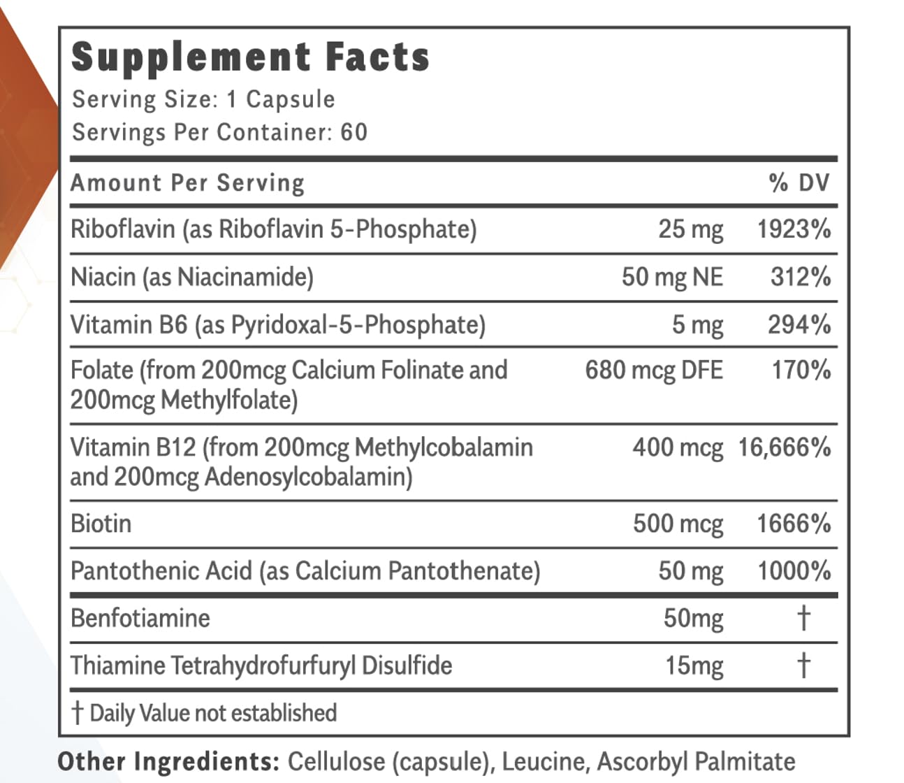 Objective Nutrients frasco en entorno cotidiano destacando apoyo al metabolismo