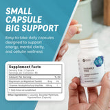 Objective Nutrients cápsulas junto a desayuno que sugiere apoyo metabólico
