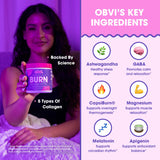 Obvi etiqueta con información nutricional visible, transparencia y confianza