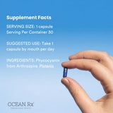Ocean Rx ingredientes naturales ilustrando origen vegetal