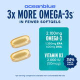 capsula Oceanblue en mano mostrando tamaño y escala práctica