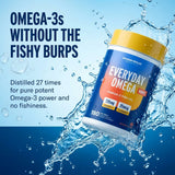 Oceanblue etiqueta nutricional detallando EPA, DHA y vitamina D3