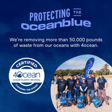 Oceanblue cápsula abierta con sabor naranja para experiencia sin regusto