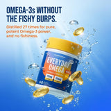 Oceanblue cápsulas sobre mesa junto a un desayuno para toma diaria conveniente