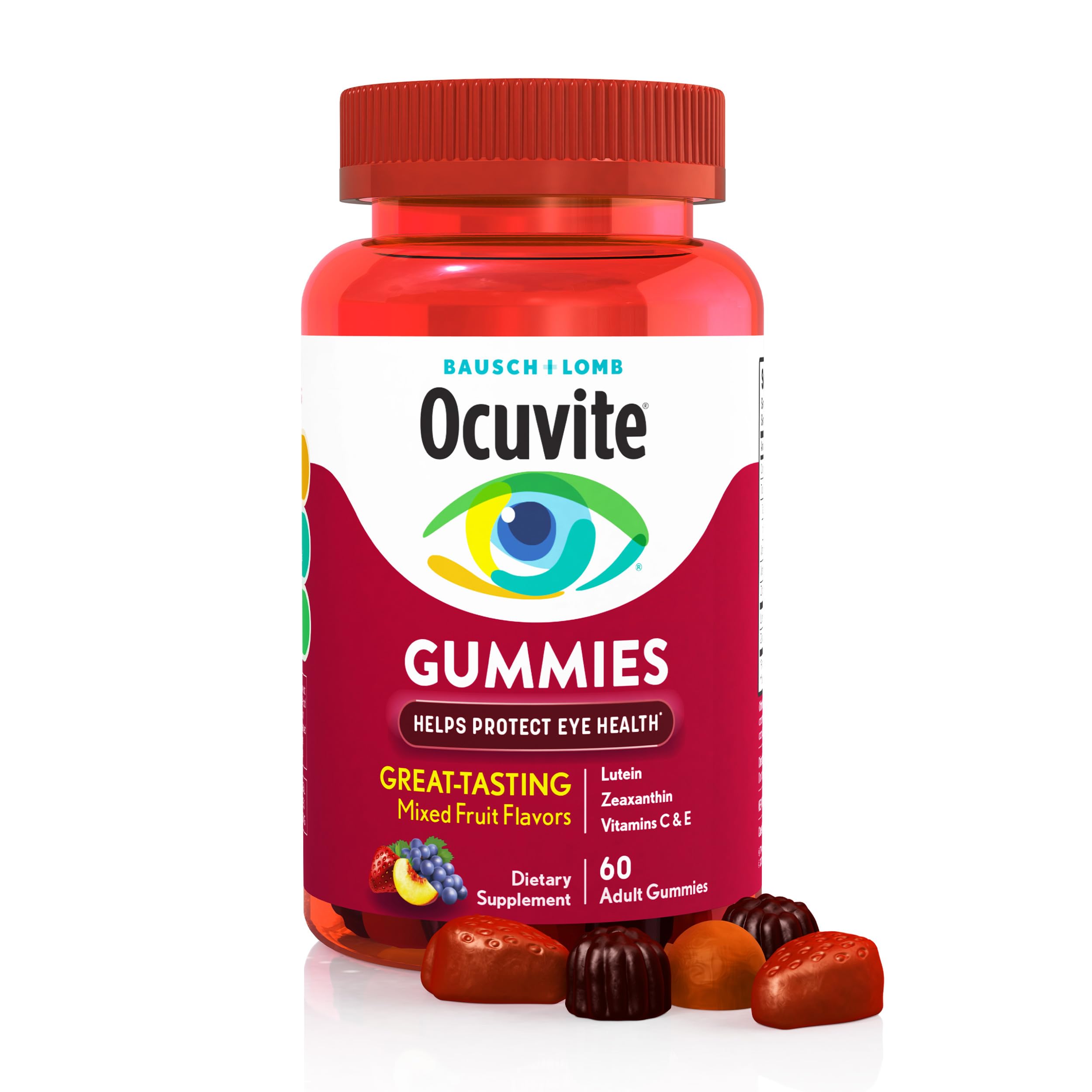 Ocuvite frasco delantero mostrando el envase y la marca para identificar el producto