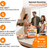 OH MY CHEWY corte de gomita revelando centro frutal y consistencia equilibrada