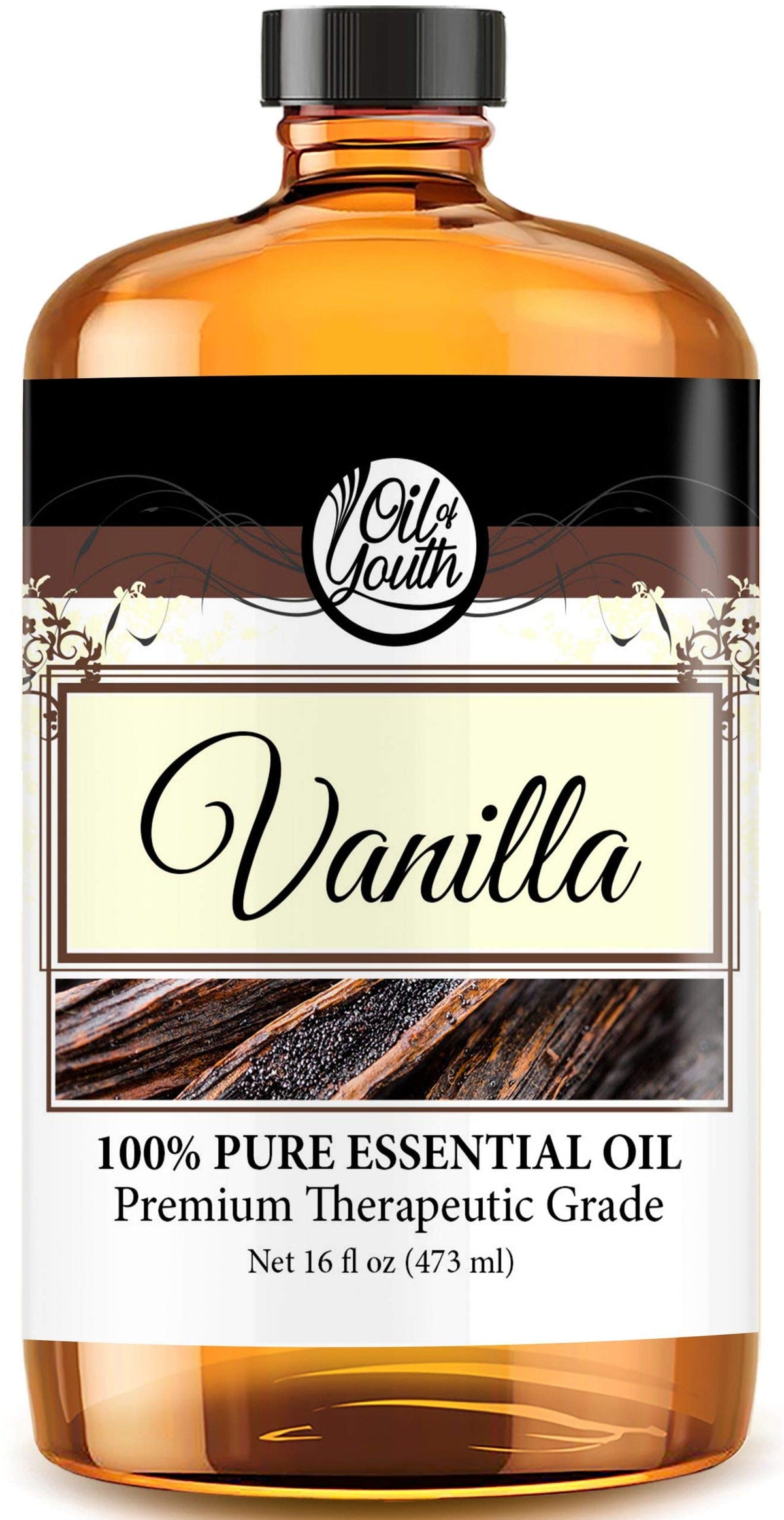 Oil of Youth frasco frontal de 16 oz mostrando presentación y volumen