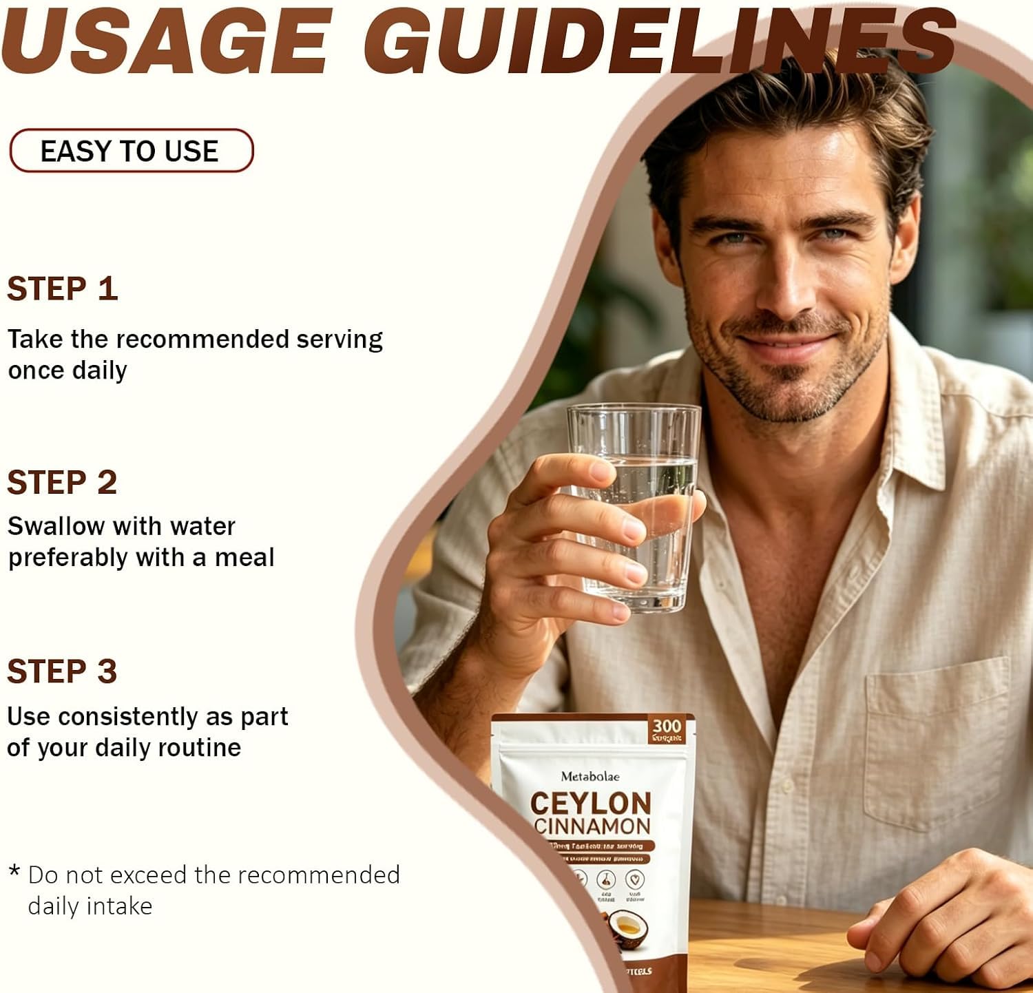 OIMTUE Metabolae etiqueta nutricional y lista de ingredientes clara y legible