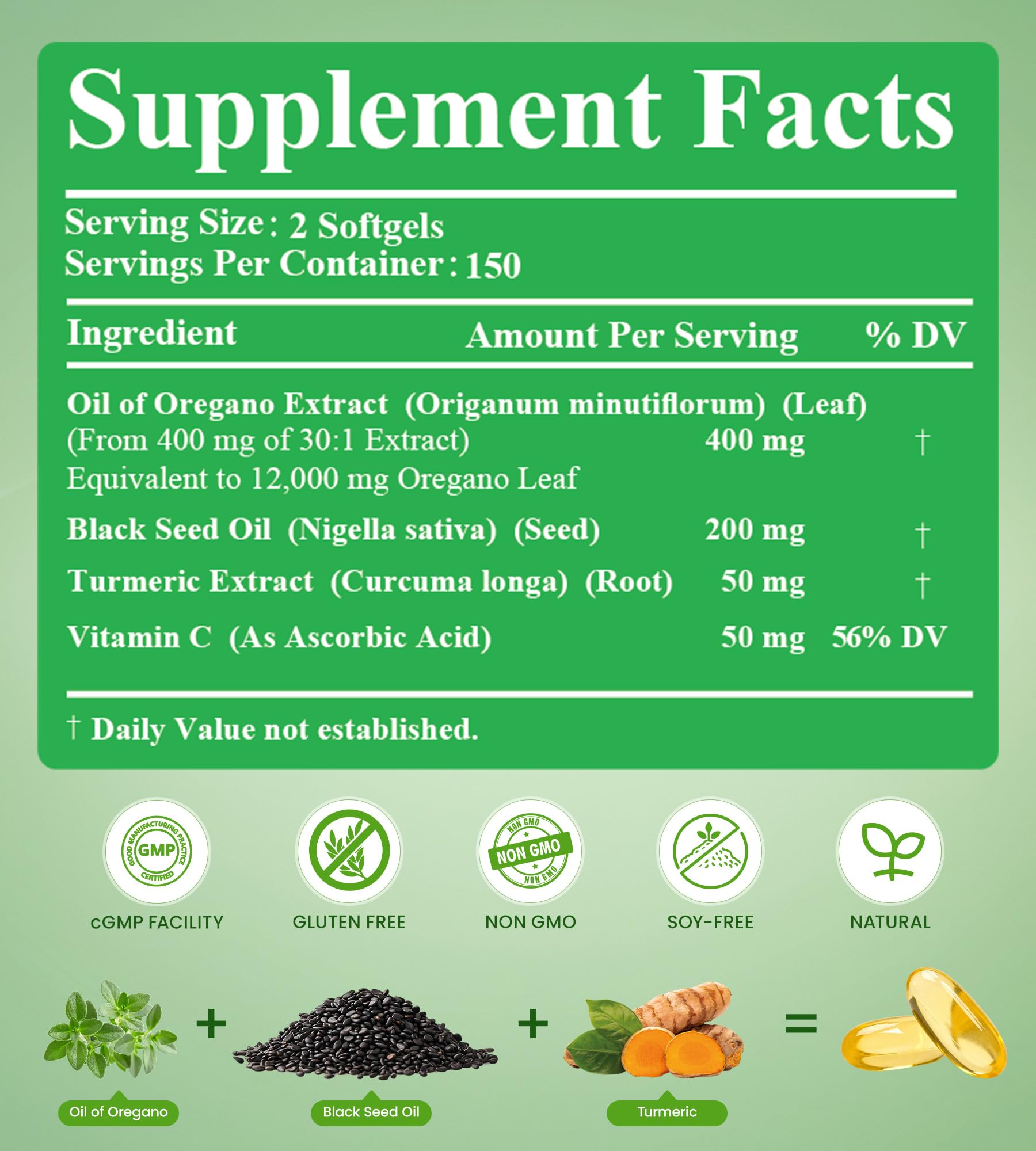Okcure textura de aceite y gotas que resalta ingredientes botánicos concentrados