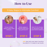 Olidiva etiqueta con instrucciones y beneficios para salud íntima