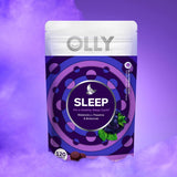 OLLY bote abierto con gomitas, facilita la toma nocturna y almacenamiento