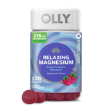 OLLY frasco frontal mostrando 120 gomitas y diseño atractivo