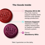 OLLY gomita detalle textura masticable y atractivo sabor