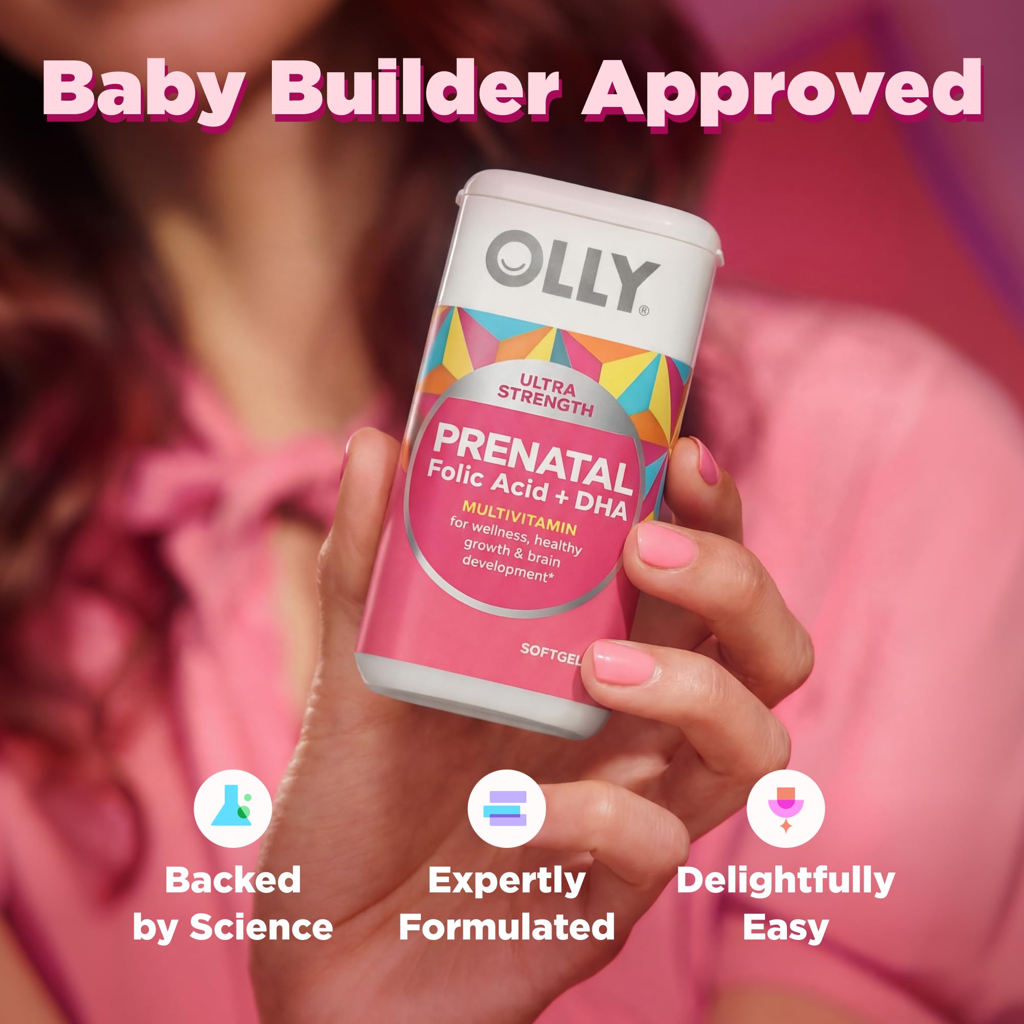 OLLY frasco en bolso de mujer, fácil transporte y uso diario
