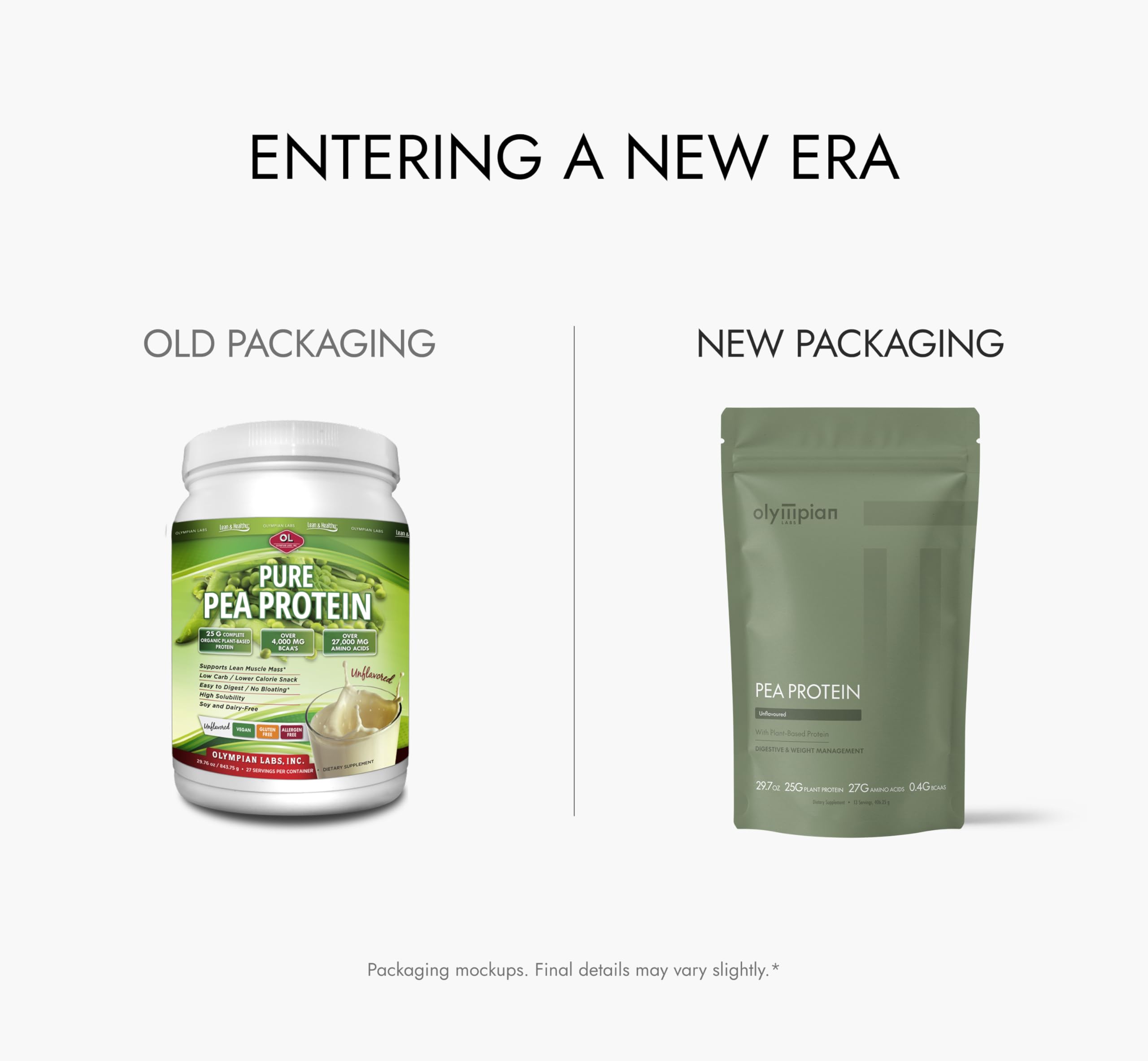 Olympian Labs batido preparado con proteína, recuperación y saciedad