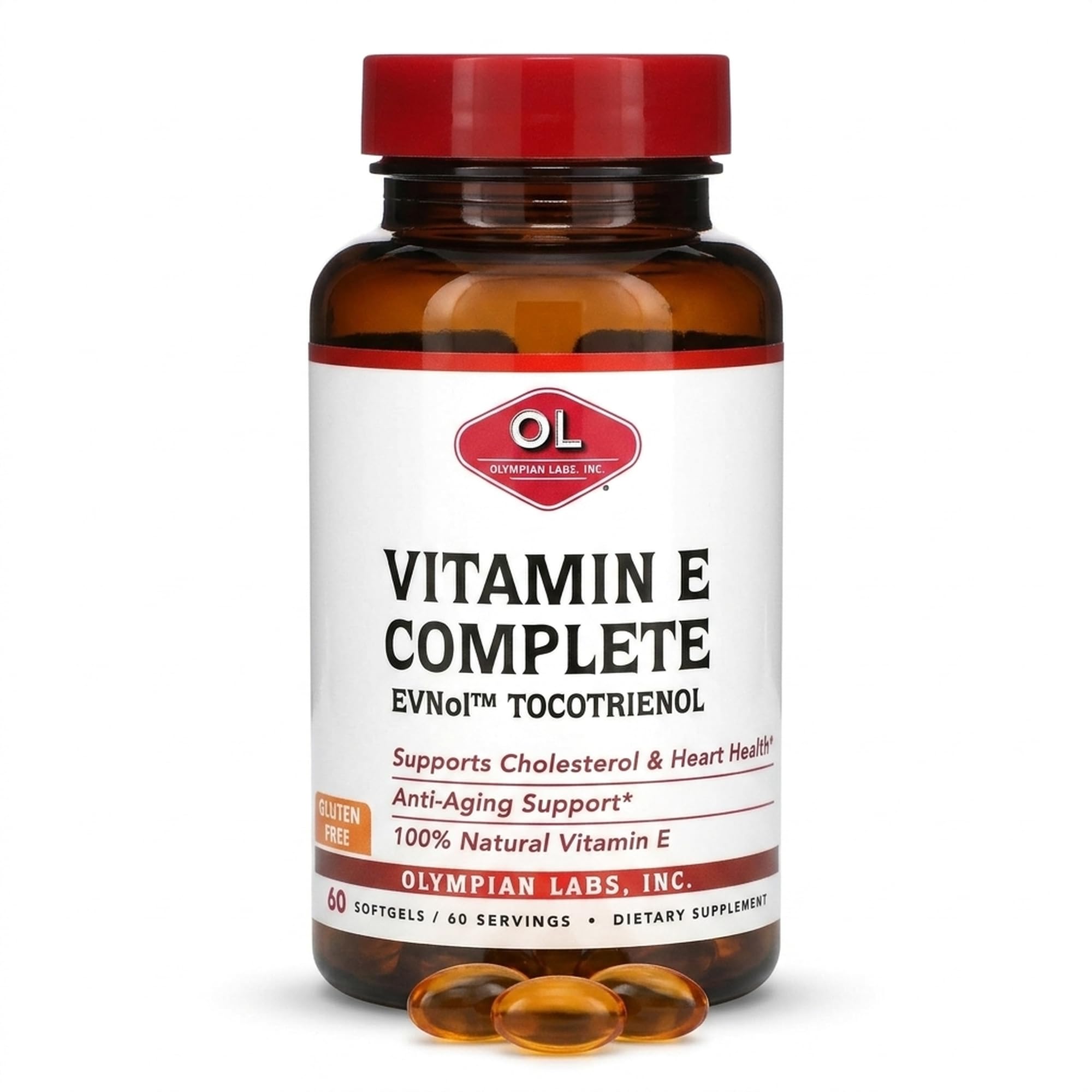 Olympian Labs frente del empaque mostrando envase y beneficio antioxidante