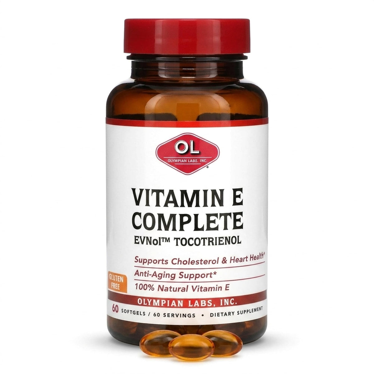 Olympian Labs frente del empaque mostrando envase y beneficio antioxidante