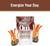 OM MUSHROOM SUPERFOOD batido con cordyceps listo para consumo y energía sostenida
